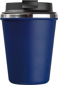 Stainless steel drinking cup 350ml, dark blue