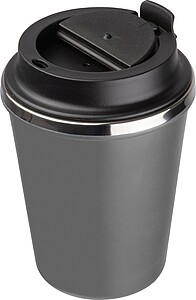 Stainless steel drinking cup 350ml, grey