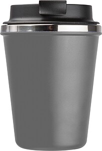 Stainless steel drinking cup 350ml, grey