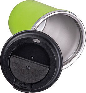 Stainless steel drinking cup 350ml, light green