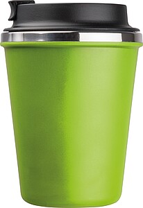 Stainless steel drinking cup 350ml, light green