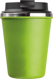 Stainless steel drinking cup 350ml, light green