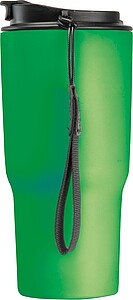 Stainless steel drinking cup, 550ml, green