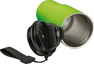 Stainless steel drinking cup, 550ml, light green