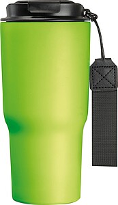 Stainless steel drinking cup, 550ml, light green
