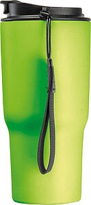 Stainless steel drinking cup, 550ml, light green