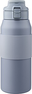 Stainless steel dubble-walled drinking bottle 800 ml Katie, pastel blue
