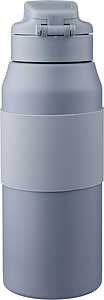 Stainless steel dubble-walled drinking bottle 800 ml Katie, pastel blue