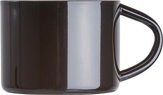 Stainless steel espresso cup 80ml, black
