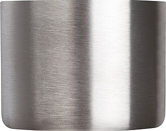 Stainless steel espresso cup 80ml, grey
