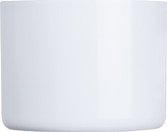 Stainless steel espresso cup 80ml, white