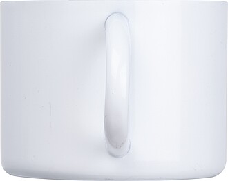 Stainless steel espresso cup 80ml, white