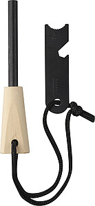 Stainless steel firestarter rod Azra, brown