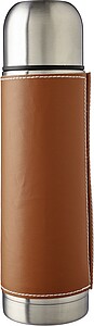 Stainless steel flask 400 ml Bernard, brown