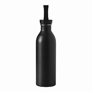 Stainless steel flask, black
