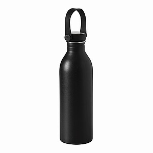 Stainless steel flask, black