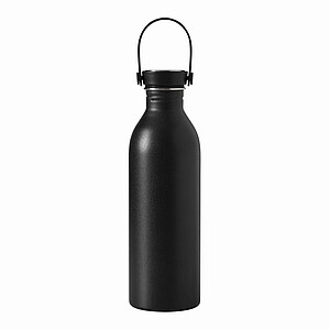 Stainless steel flask, black