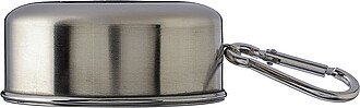 Stainless steel foldable cup Annette, silver