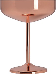 Stainless steel glass with copper, 300ml, pink