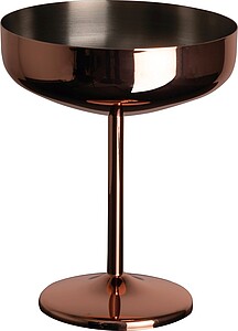 Stainless steel glass with copper, 300ml, pink