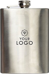 Stainless steel hip flask (240 ml)