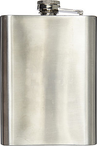 Stainless steel hip flask (240 ml)