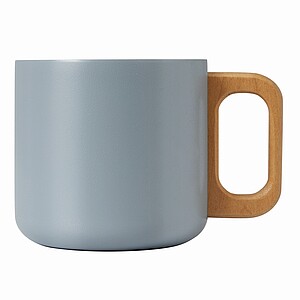 Stainless steel mug, grey