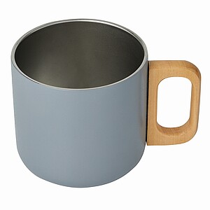 Stainless steel mug, grey