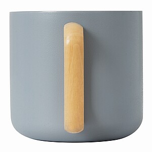 Stainless steel mug, grey