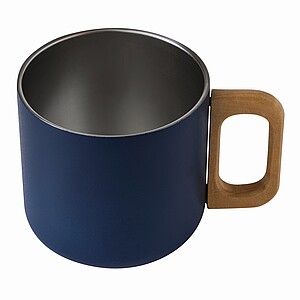 Stainless steel mug, navy