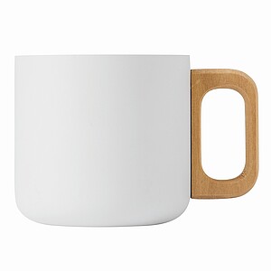 Stainless steel mug, white