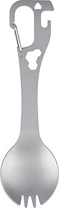 Stainless steel spork Noe, silver