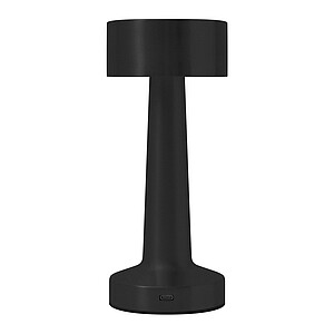 Stainless steel table lamp, black
