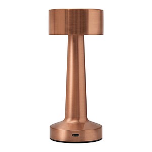 Stainless steel table lamp, copper