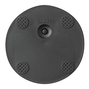 Stainless steel table lamp, silver