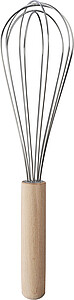 Stainless steel whisk Ilani, brown