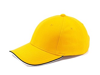 STAN six panel cap, yellow