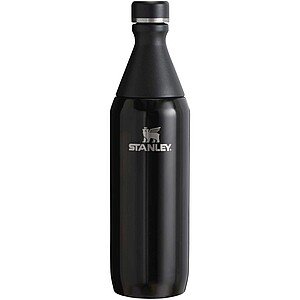 Stanley All Day Slim 600 ml water bottle, shiny black