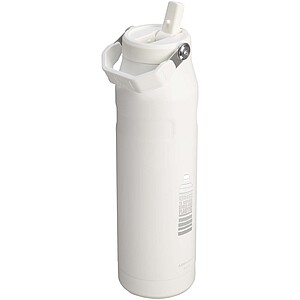 Stanley IceFlow™ 2.0 1.06 litre water bottle with flip straw, frosted white