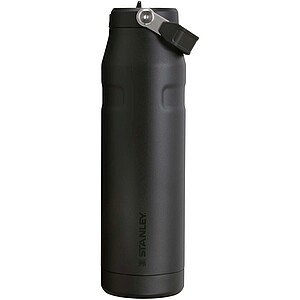 Stanley IceFlow™ 2.0 1.06 litre water bottle with flip straw, solid black