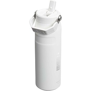 Stanley IceFlow™ 2.0 700 ml water bottle with flip straw, frosted white