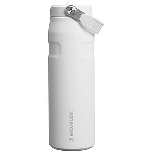 Stanley IceFlow™ 2.0 700 ml water bottle with flip straw, frosted white
