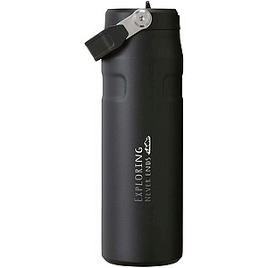 Stanley IceFlow™ 2.0 700 ml water bottle with flip straw, solid black