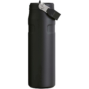 Stanley IceFlow™ 2.0 700 ml water bottle with flip straw, solid black