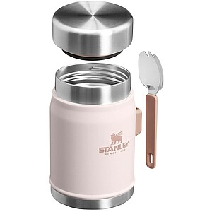Stanley Legendary 400 ml food jar with spork, light pink