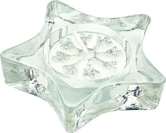 Star shaped candle holder