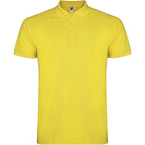 Star short sleeve mens polo