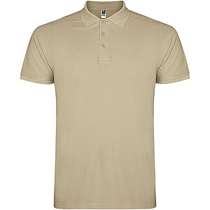 Star short sleeve mens polo