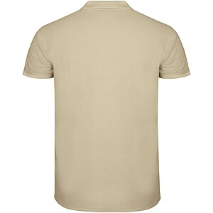 Star short sleeve mens polo