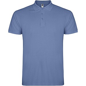 Star short sleeve mens polo